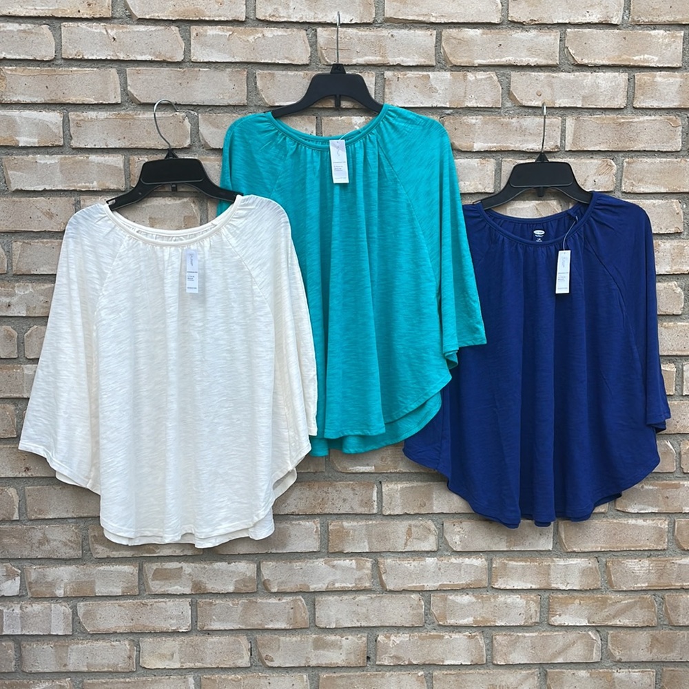 3 x Old Navy Girls J Boho Circle Top Shirt Tee Bohemian Blouse Sz L NEW